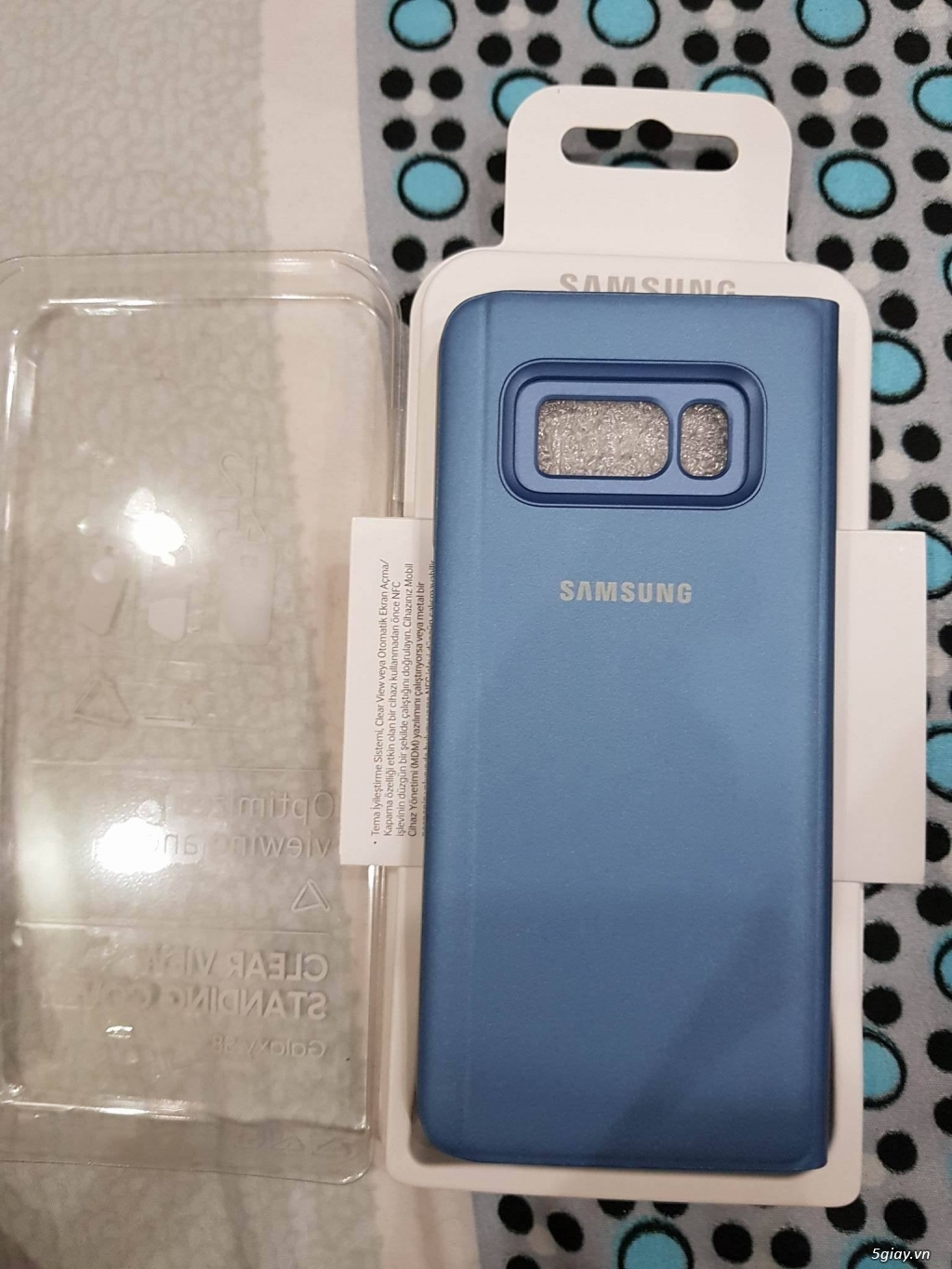 Bao da cao cấp ClearView cho Samsung Galaxy S8