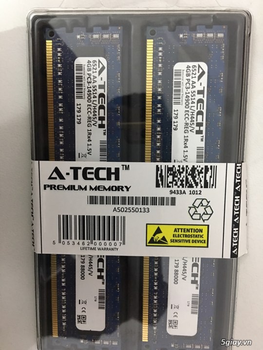Ram DDR3 ECC REG | 5giay