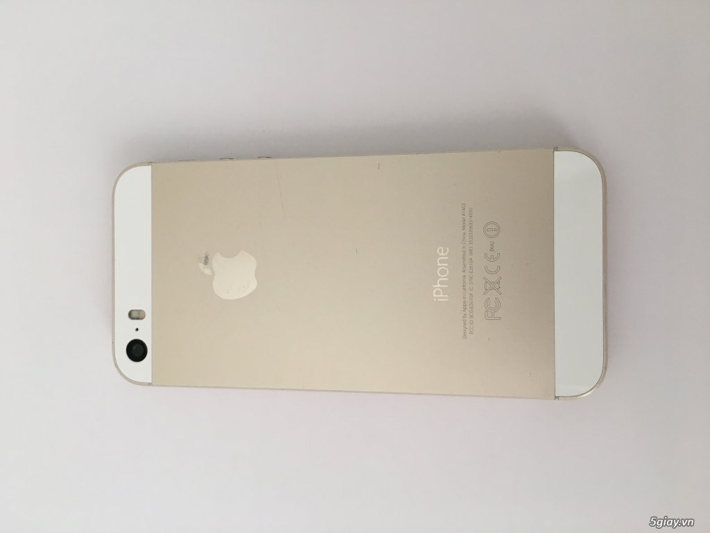 iPhone 5s 16Gb Gold Quốc tế chuẩn Zin cho người dùng - 3