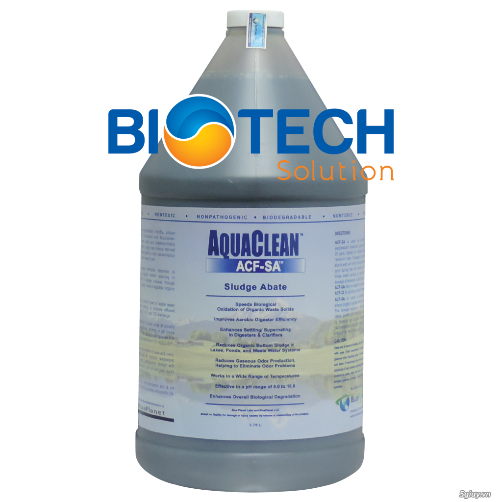 AQUACLEAN ACF-SA - Giảm đến 40% bùn trong hệ thống xử lý nước thải - 2