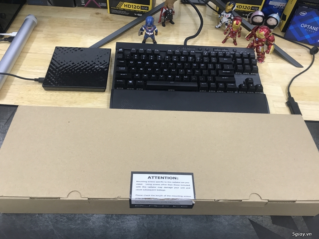 Bán đồ chơi custom PC (Block, Radiator,pump,fittings) - 9