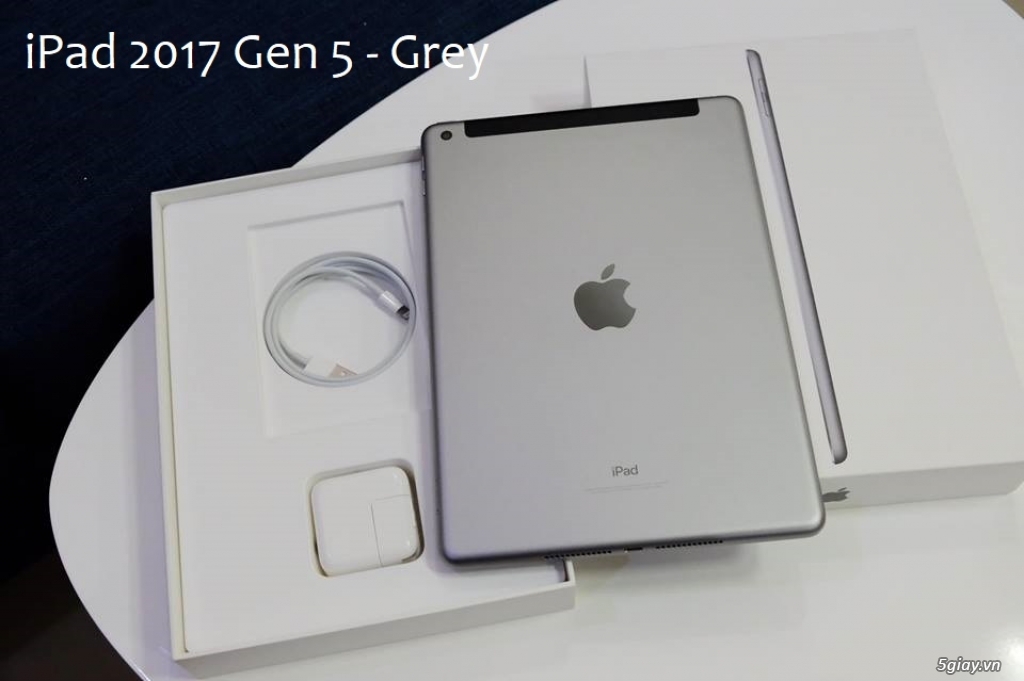 IPad 2017 Gen5 -32G Máy Fullbox có màu Gold/Grey - BH Apple 2 NĂM