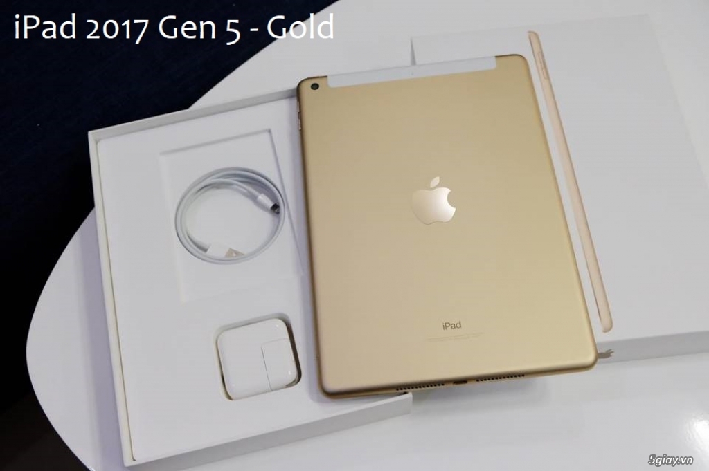 IPad 2017 Gen5 -32G Máy Fullbox có màu Gold/Grey - BH Apple 2 NĂM - 1