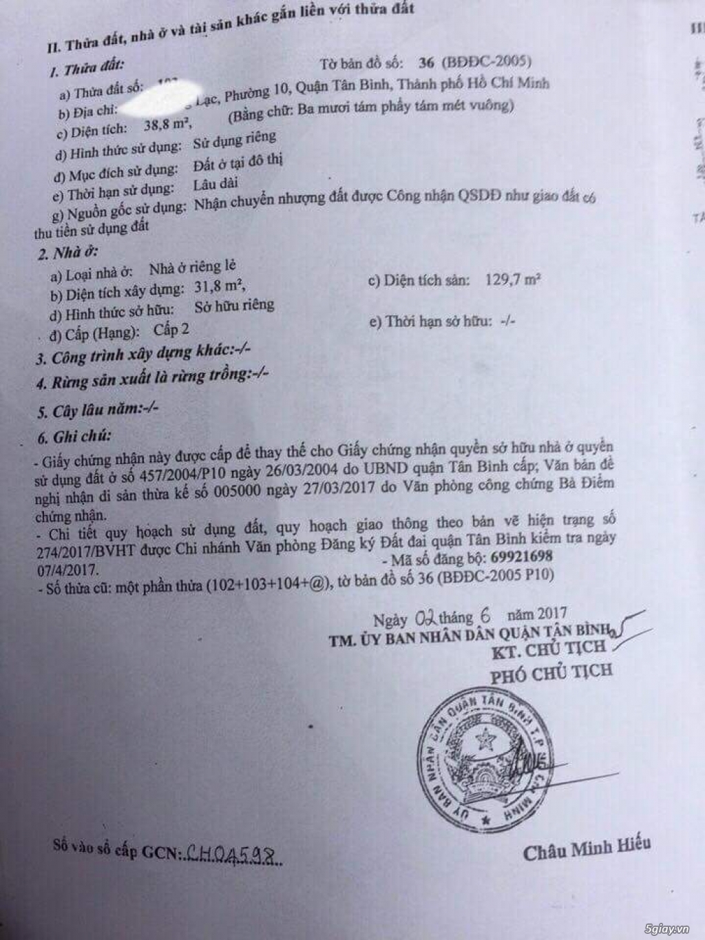 Nhà đất quận tân bình.