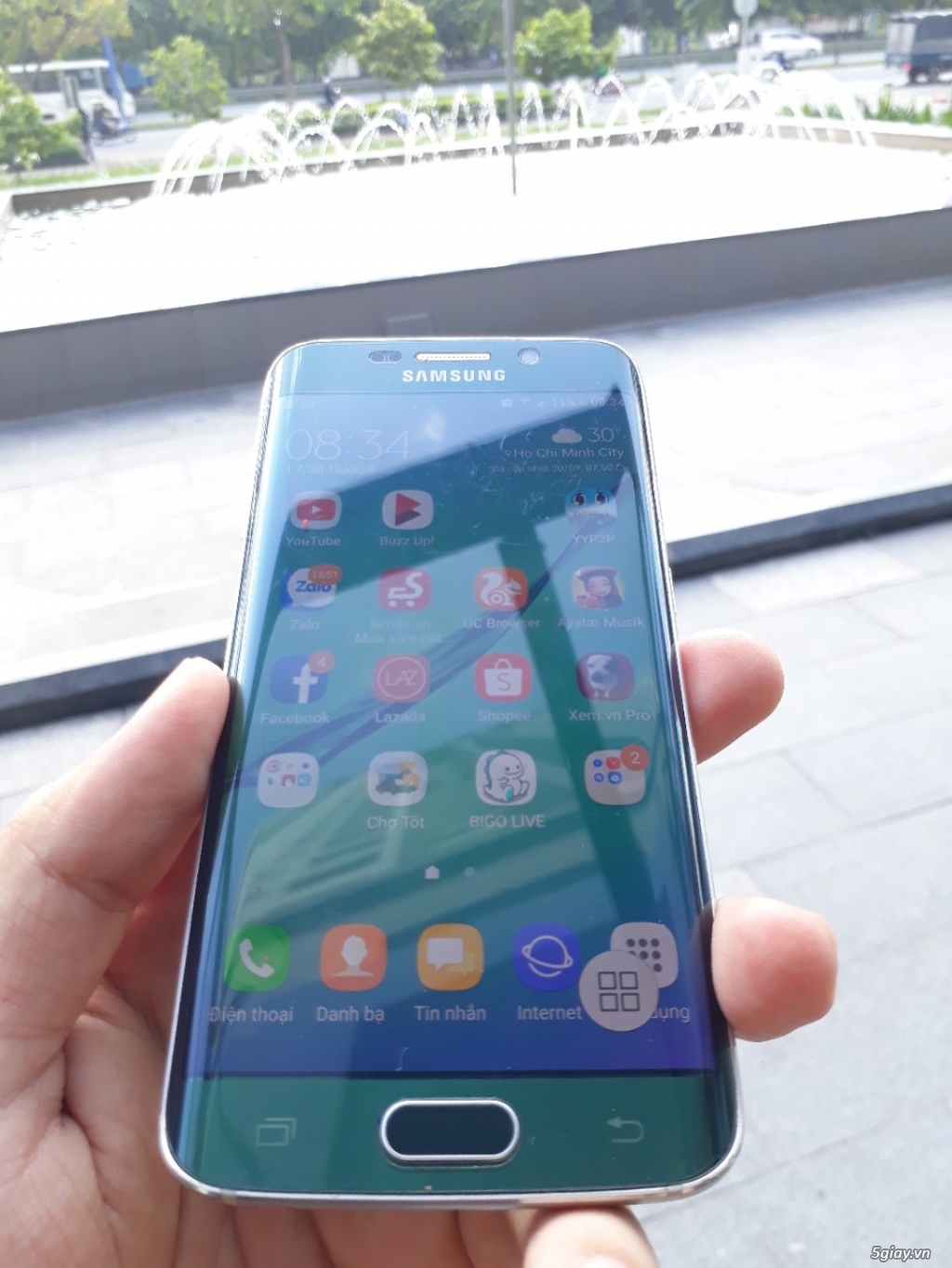 Samsung galaxy s6 edge màu lục bảo - 4