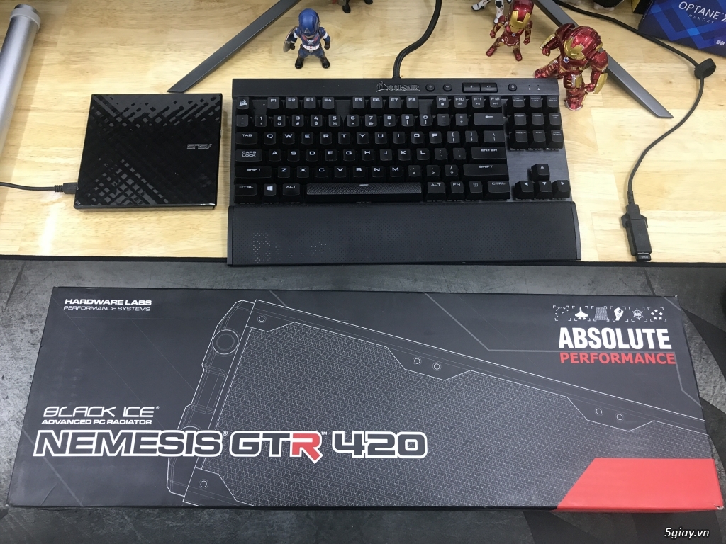 Bán đồ chơi custom PC (Block, Radiator,pump,fittings) - 12