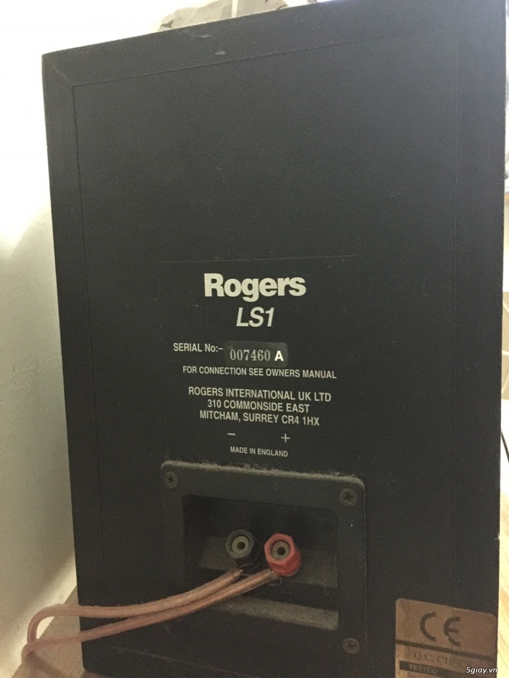 Nhượng lại loa Rogers LS1 nguyên bản Anh+Ampli Pioneer VSA-D6 5.1 - 5