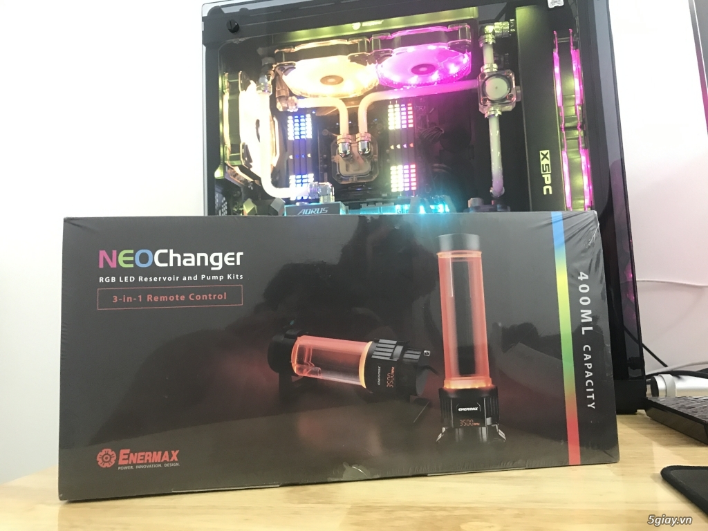 Bán đồ chơi custom PC (Block, Radiator,pump,fittings)