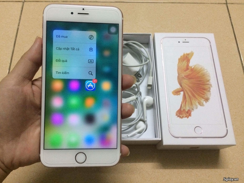 iPhone 6s Plus 16Gb Hồng Quốc Tế Mỹ Fullbox!!! - 1