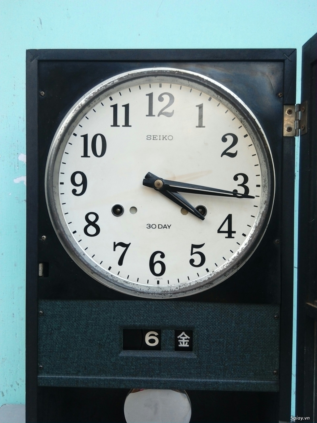 Đồng hồ treo tường MS 18 , SEIKO - Made in JAPAN , nguyên rin - 1