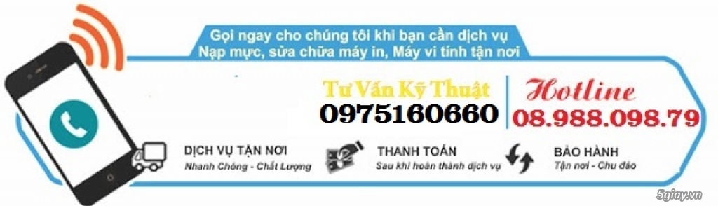 Nạp Mực Máy In Quận 1