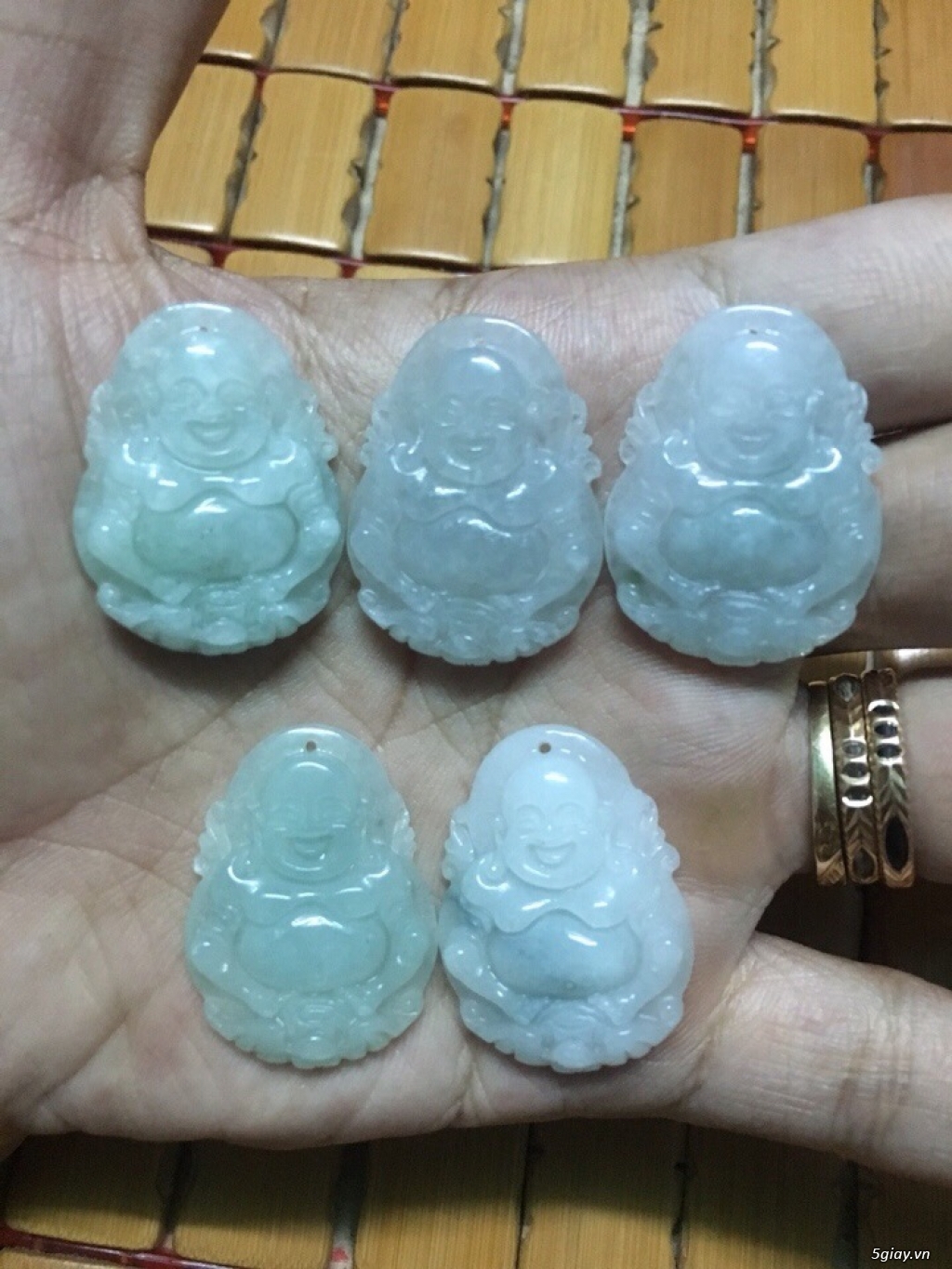 Mặt dây, Nhẫn Cẩm thạch chạm rồng, Tỳ hưu phong thuỷ - 18