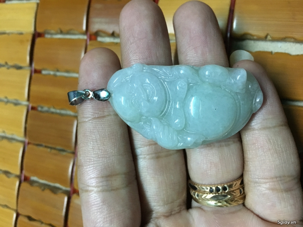 Mặt dây, Nhẫn Cẩm thạch chạm rồng, Tỳ hưu phong thuỷ - 16