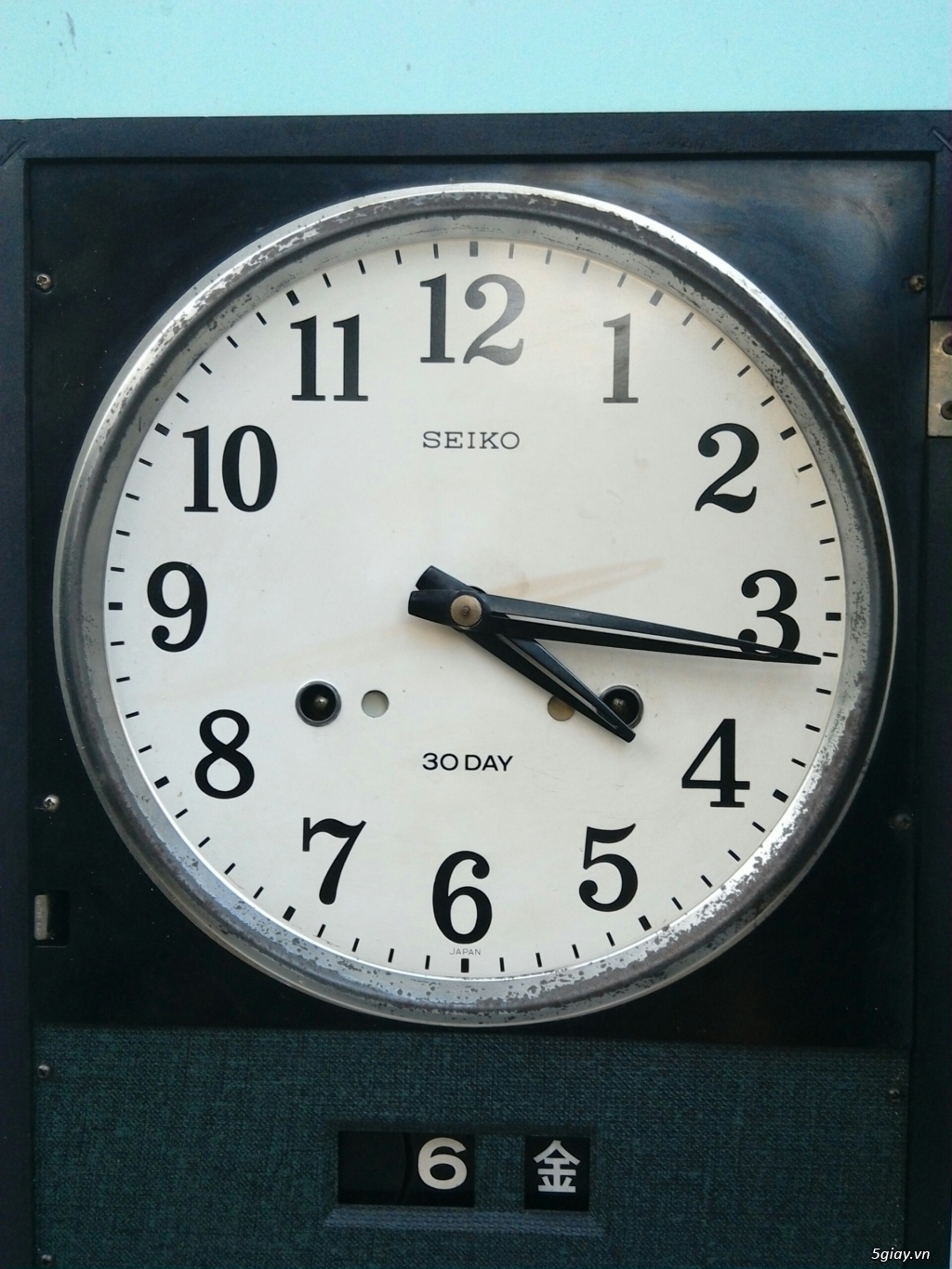 Đồng hồ treo tường MS 18 , SEIKO - Made in JAPAN , nguyên rin - 7