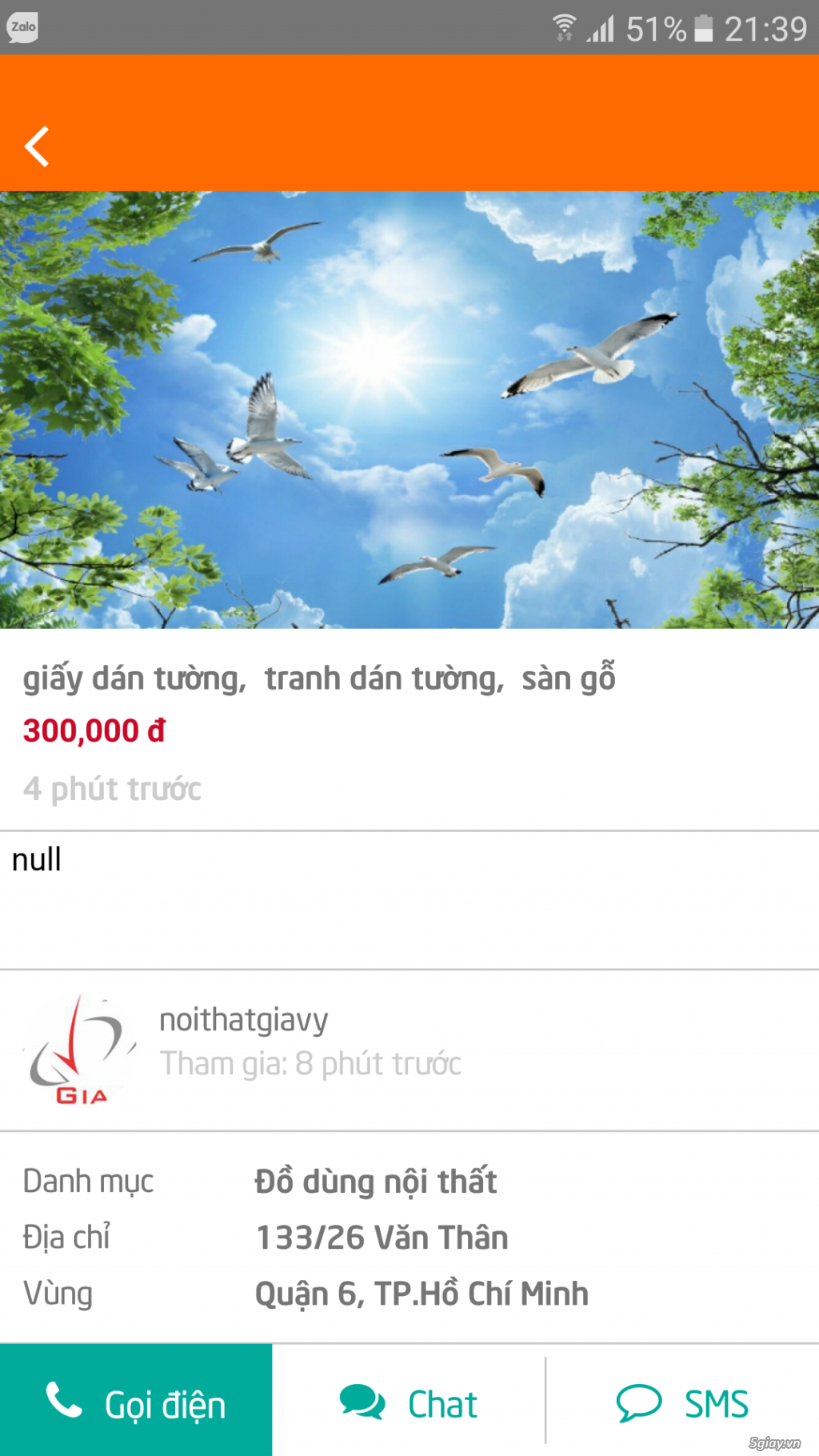 Cài App 5giay nhận ngay nón chất