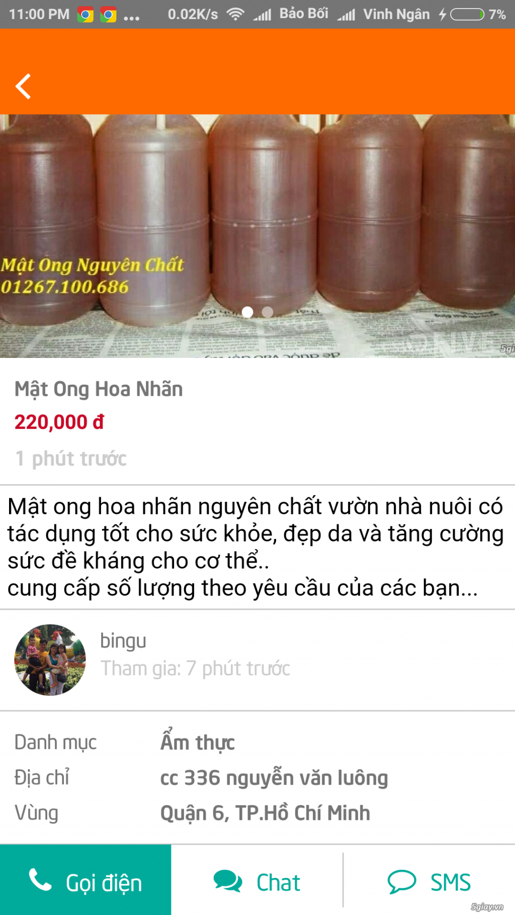 Cài App 5giay nhận ngay nón chất