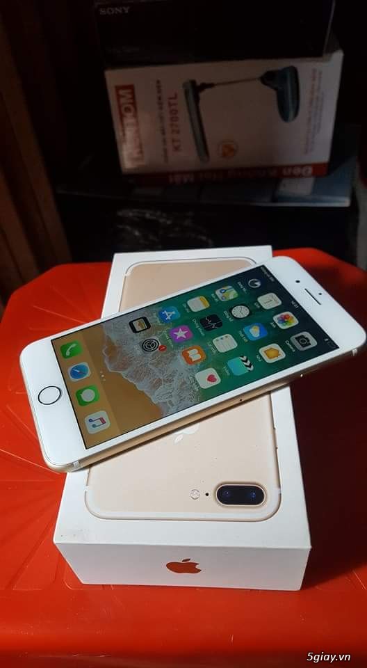 Iphone 7 plus màu gold 128gb hàng fpt mã VN bh 1 đổi 1 đến 5/2018