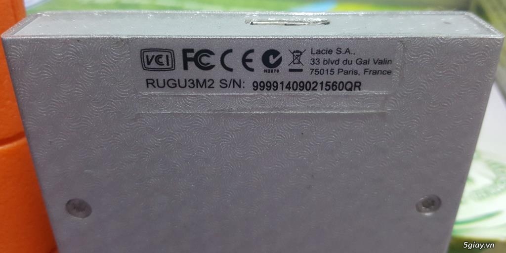 Bán ổ cứng di động LaCie Rugged Mini 1TB và vài thẻ nhớ. - 1