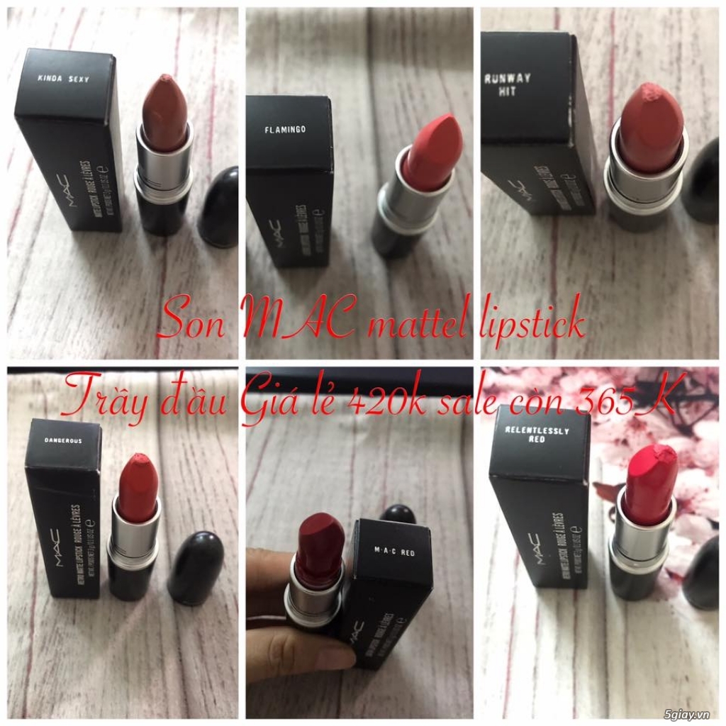 Buôn sỉ son MAC chính hãng giá tốt tại Quận 3 - 9