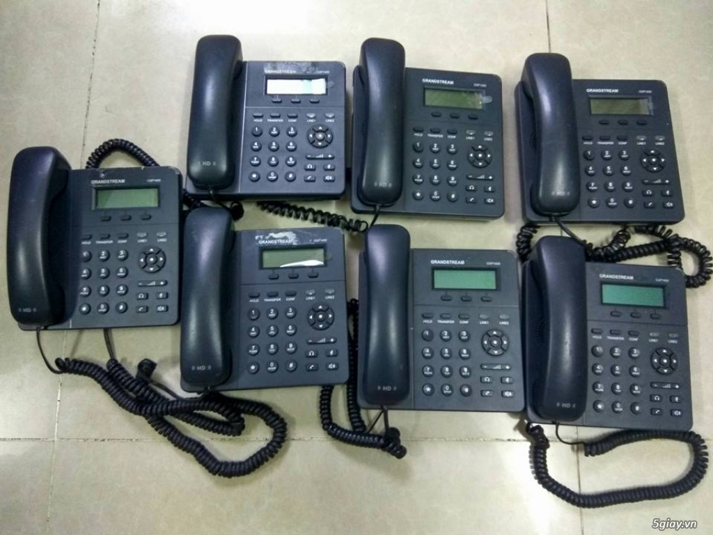 Thanh lý 15 máy điện thoại VOIP Grandstream GXP1400 giá rẻ 650K - 3