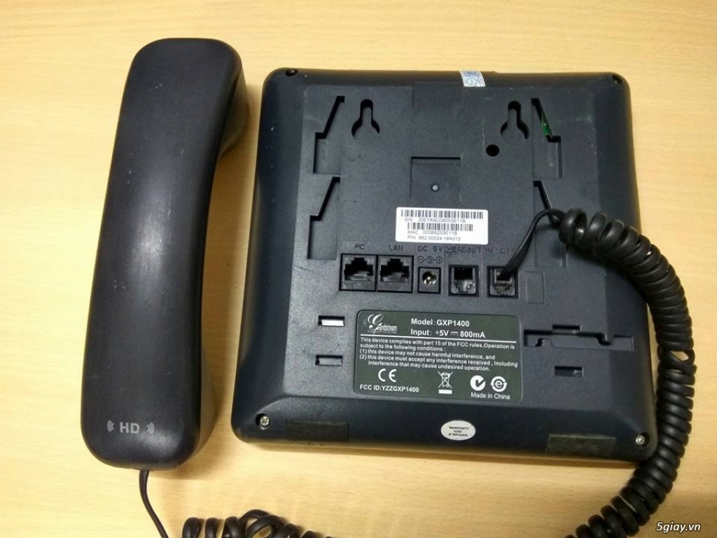 Thanh lý 15 máy điện thoại VOIP Grandstream GXP1400 giá rẻ 650K - 2