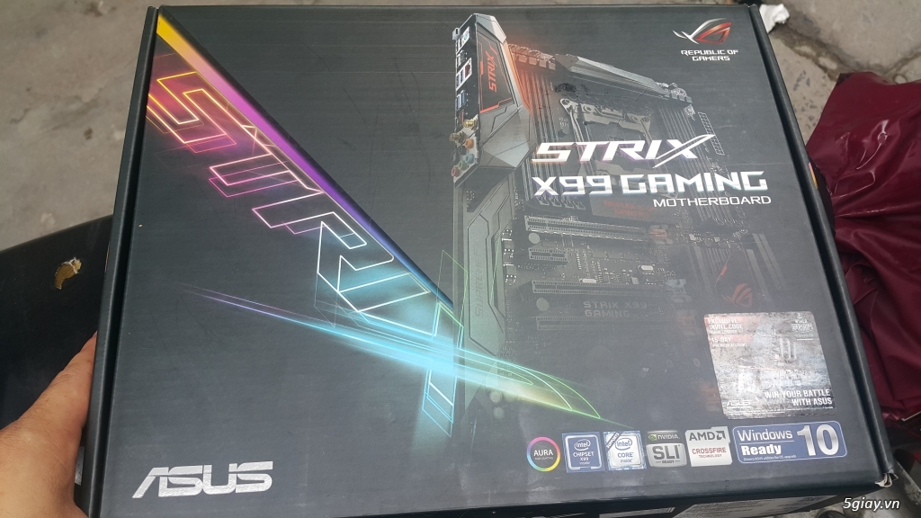 Combo Main Asus Strix X99 Gaming và I7 6800k - 3
