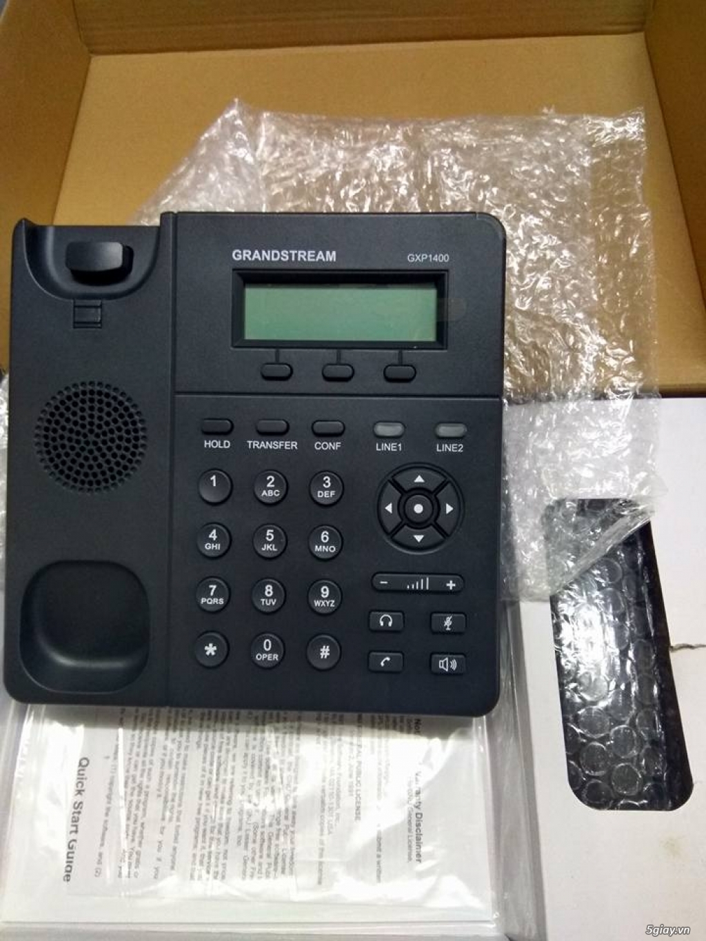 Thanh lý 15 máy điện thoại VOIP Grandstream GXP1400 giá rẻ 650K - 7