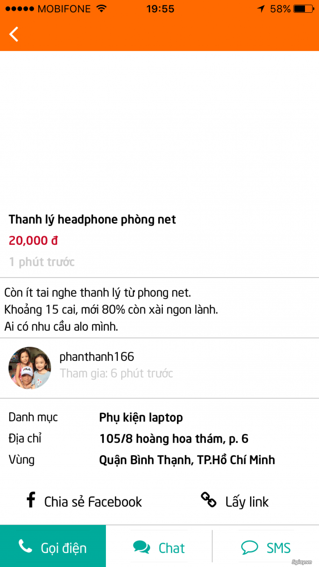 Cài App 5giay nhận ngay nón chất