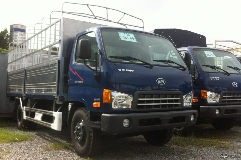 Xe tải HD800 tải trọng 8,1 tấn thùng dài 5m1 , nhập khẩu 3 cục - 1