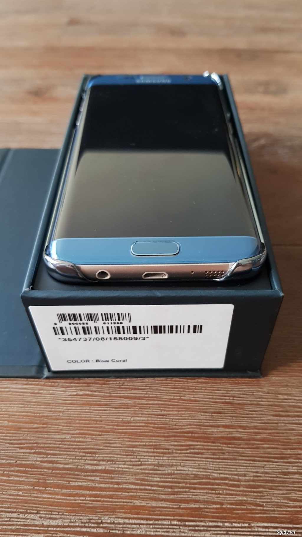 Samsung Galaxy S7 Edge Xanh dương SSVN mới 99% - 1