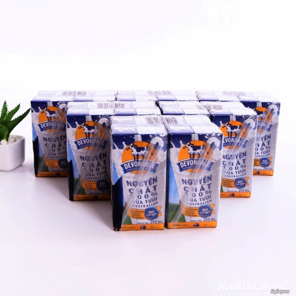 Sữa tươi nguyên kem Devondale Úc thùng 48 hộp - 1