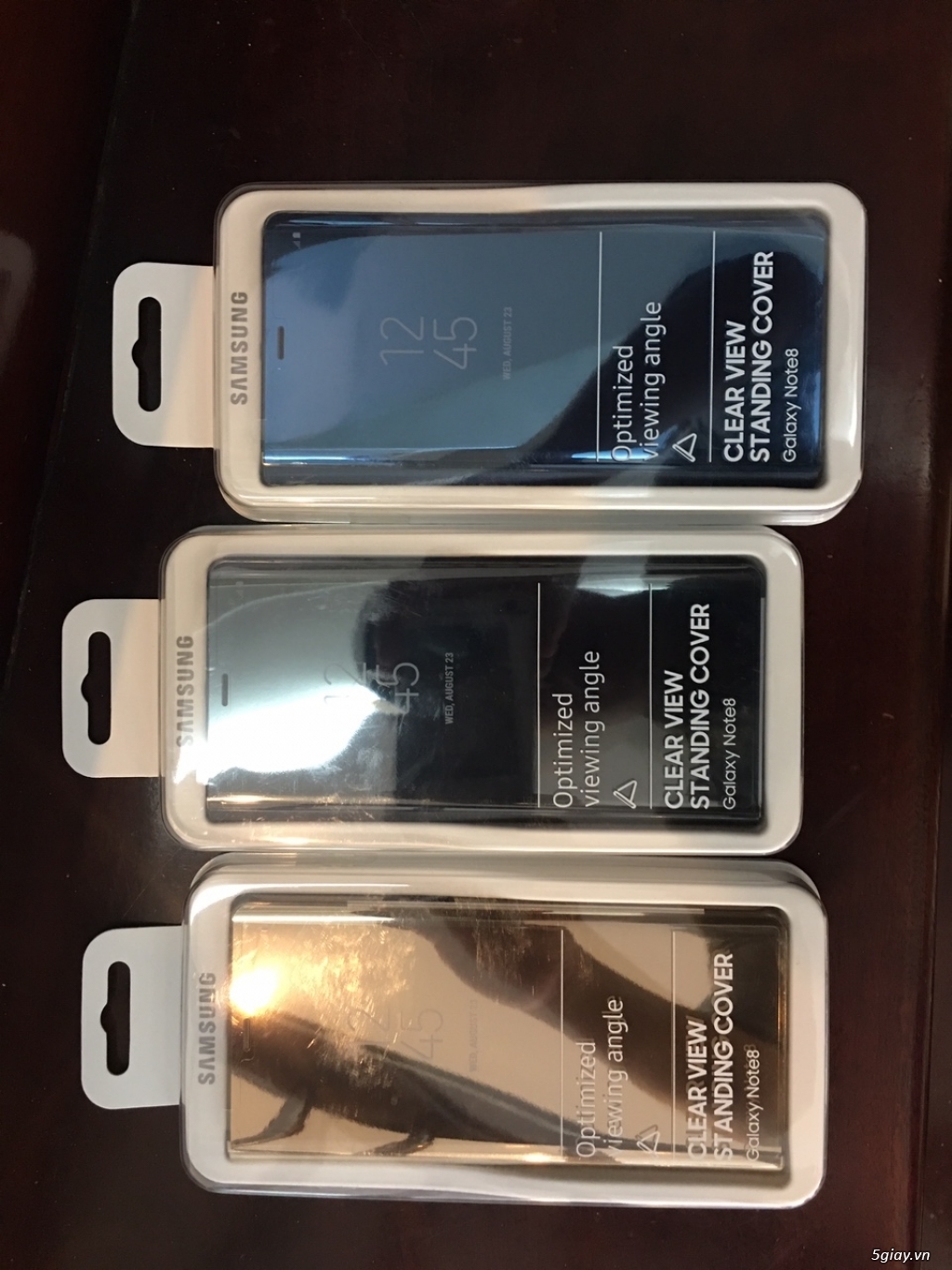 Bao da Clear View Standing Cover Samsung Galaxy Note 8 chính hãng - 2