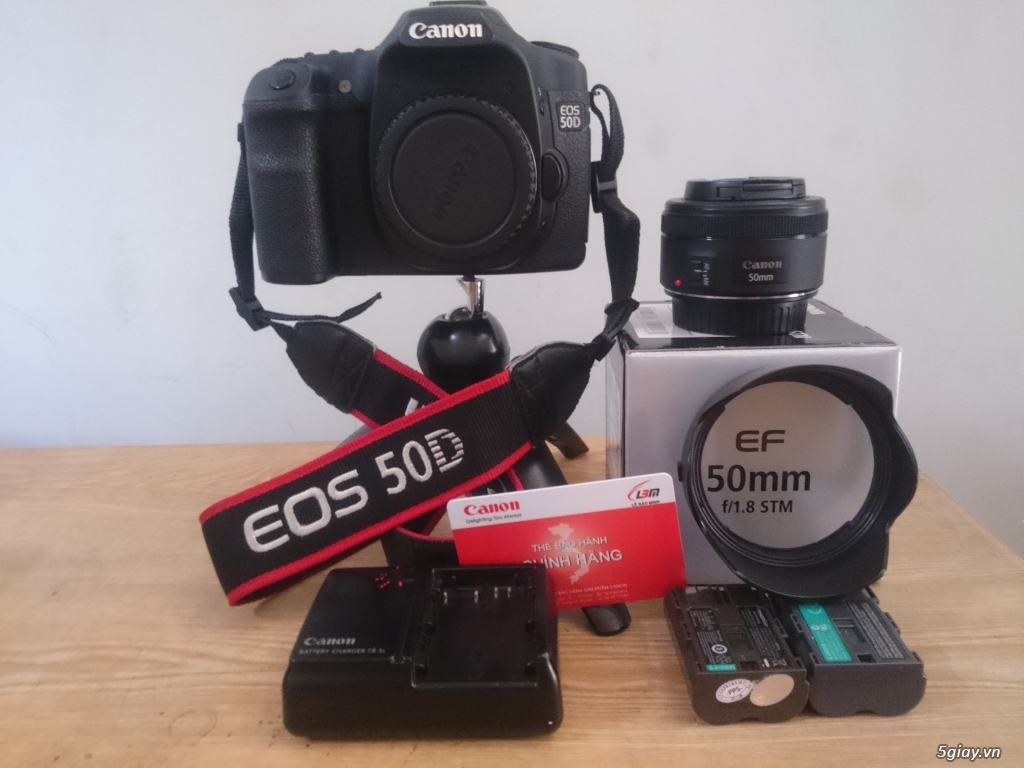 Canon 50D + fix 50stm (full box còn bảo hành) - 2