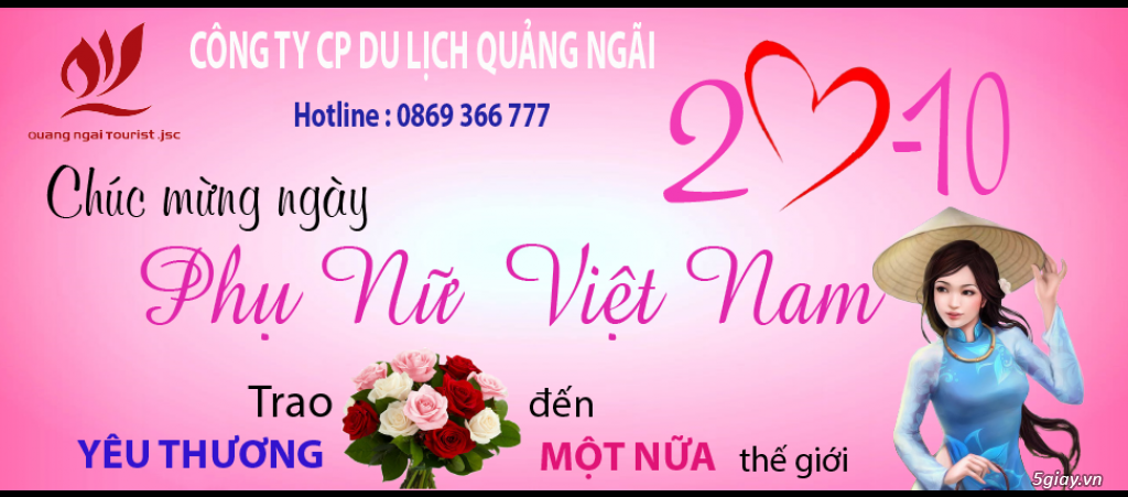 CHƯƠNG TRÌNH KHUYẾN MÃI NGÀY PHỤ NỮ VIỆT NAM 20/10 - Sa Huỳnh Resort - 1