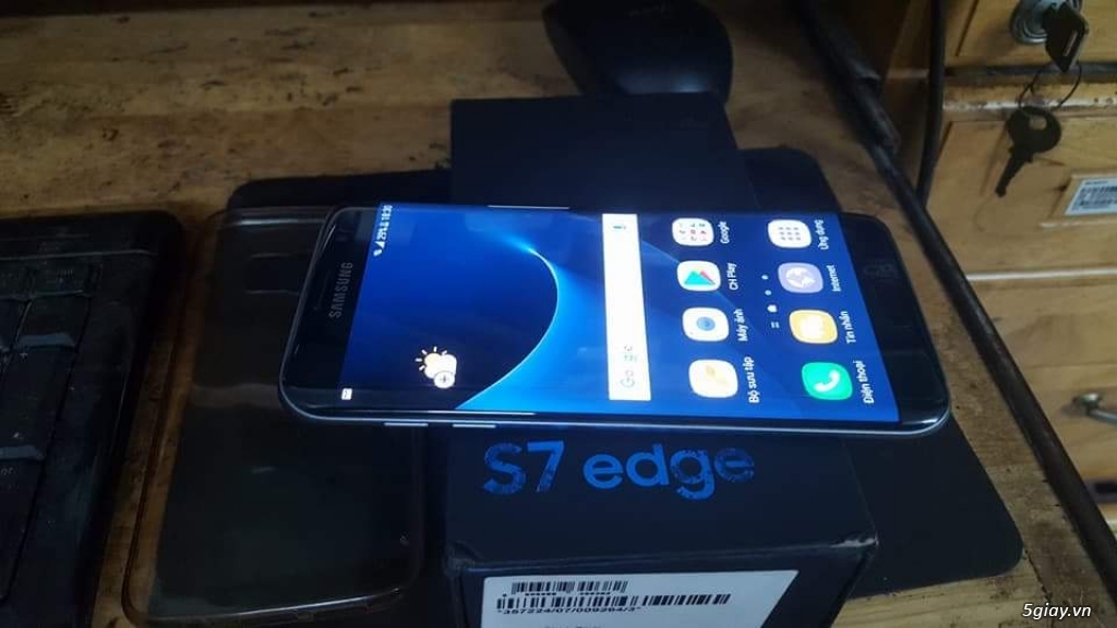 Samsung S7 edge đen 2 sim hàng chính hãng VN - FULL BOX BH 2/2018 - 3