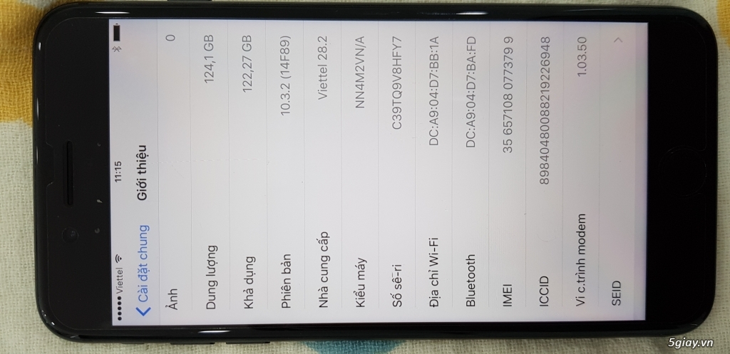Cần bán iphone7 plus 128gb fpt matte black 99% - 3