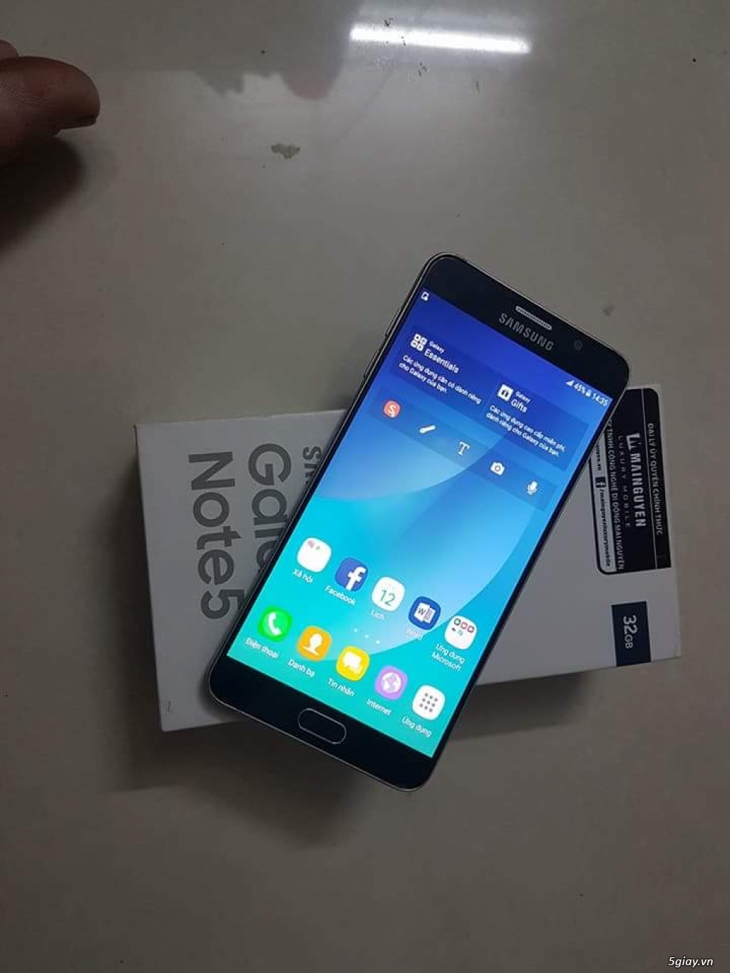 Note 5 xanh đen, chính hãng Samsung Việt Nam, full box