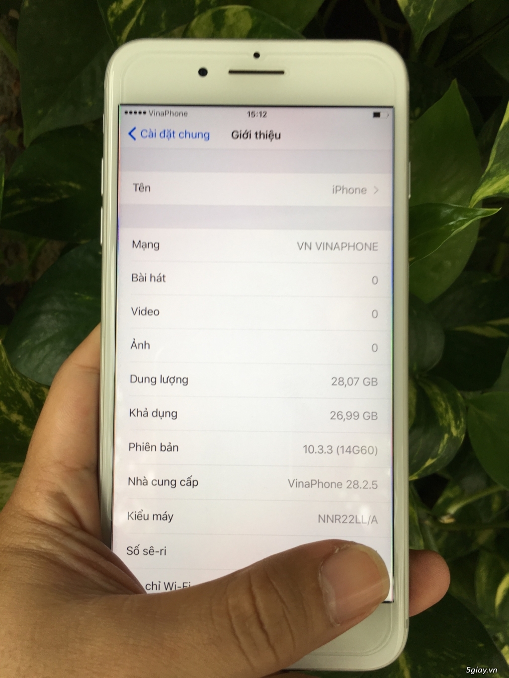 7 plus 32gb sliver xách tay Mỹ - 1