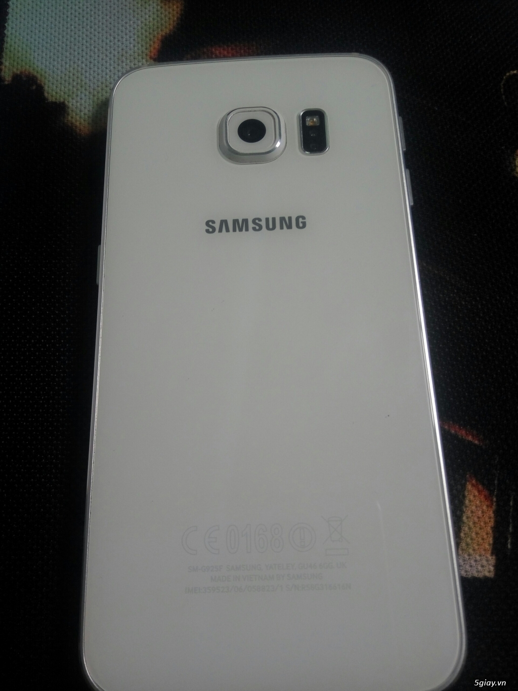 Samsung Galaxy s6 Edge trắng  32g hàng  chính hãng FPT 5tr500k - 4