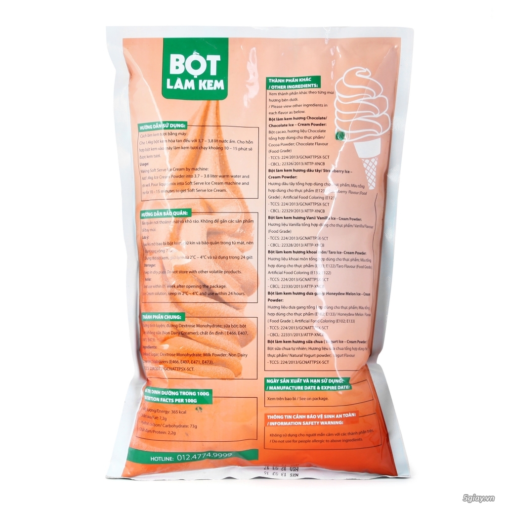 bột làm kem Nafotech - 1