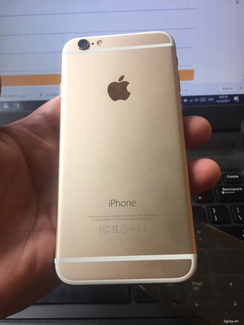 iphone 6 : 16gb-64gb Gold máy zin all,phiên bản quốc tế.... - 1