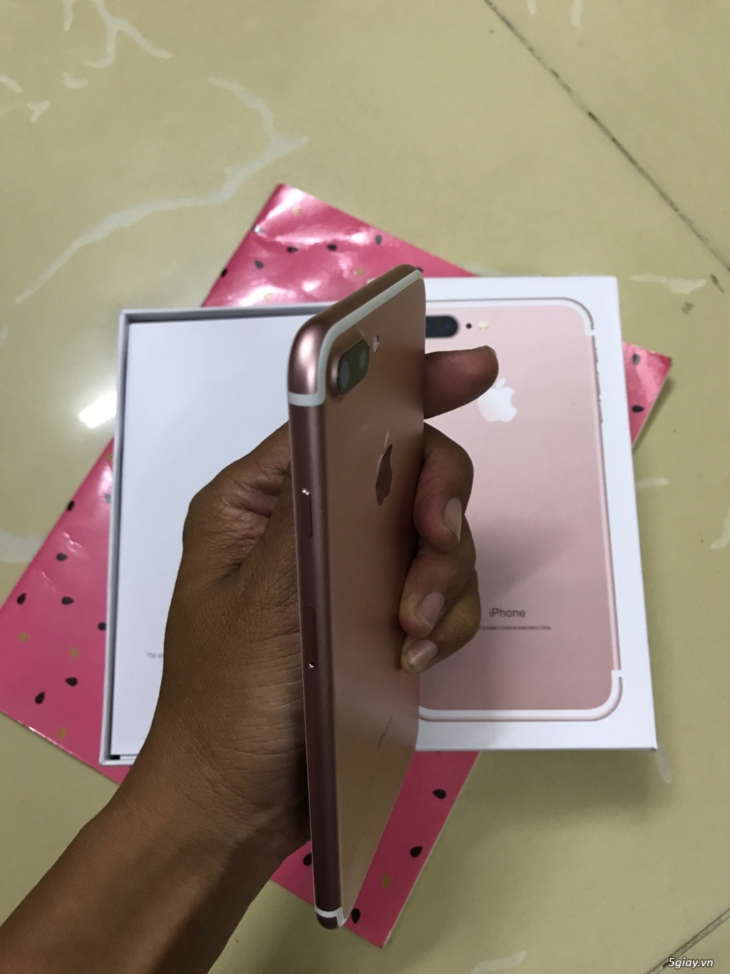 Bán iphone 7 plus vàng hồng 32gb 99.9% đẹp như mới nguyên zin - 4