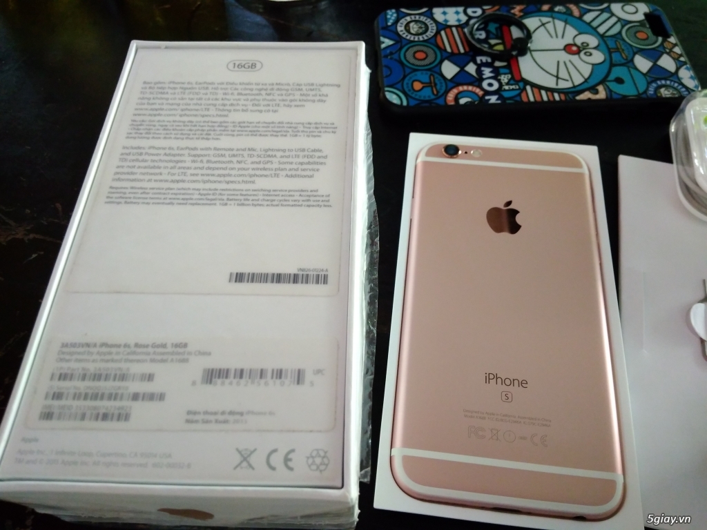 Iphone 6s vàng hồng 99% fullbox hàng FPT VN/A - 3