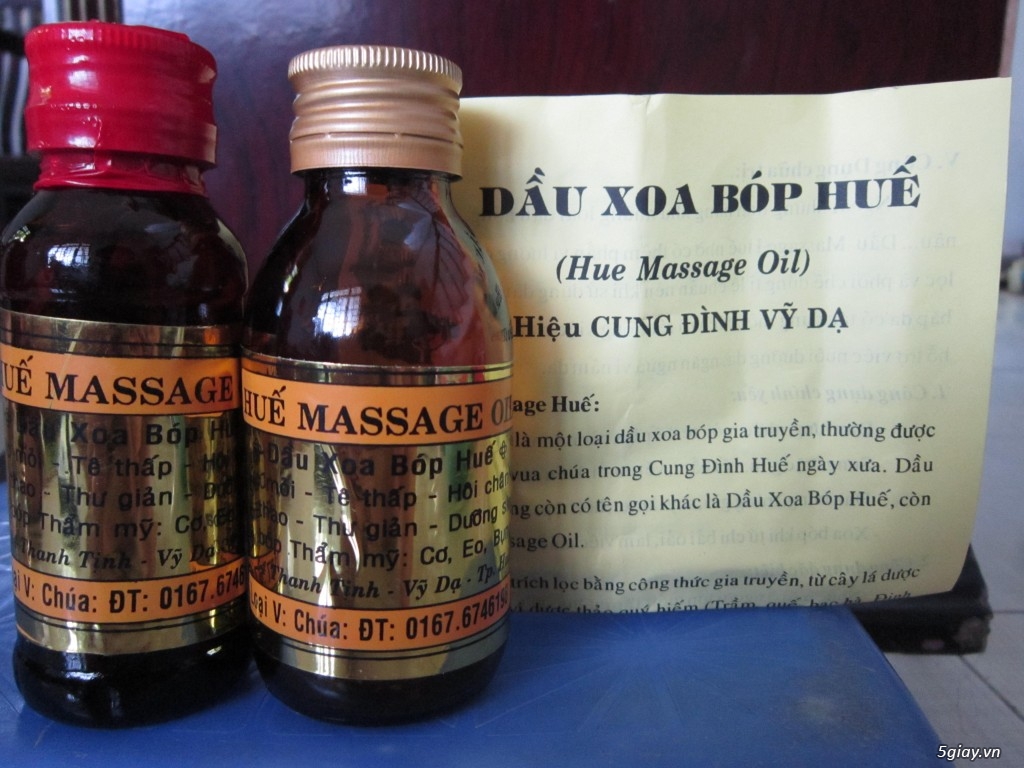 Dầu xoa bóp Huế Massage Oil - 2