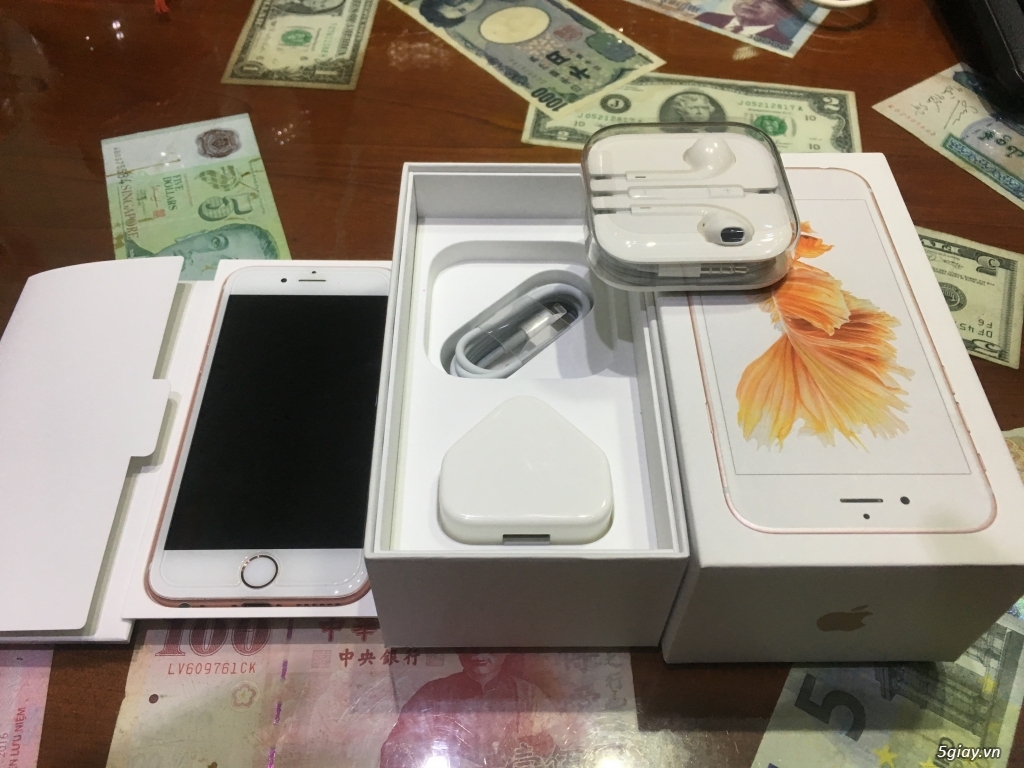Bán iPhone 6S 64G Hồng Máy Quốc Tế Đẹp Full Box Zin All - 1