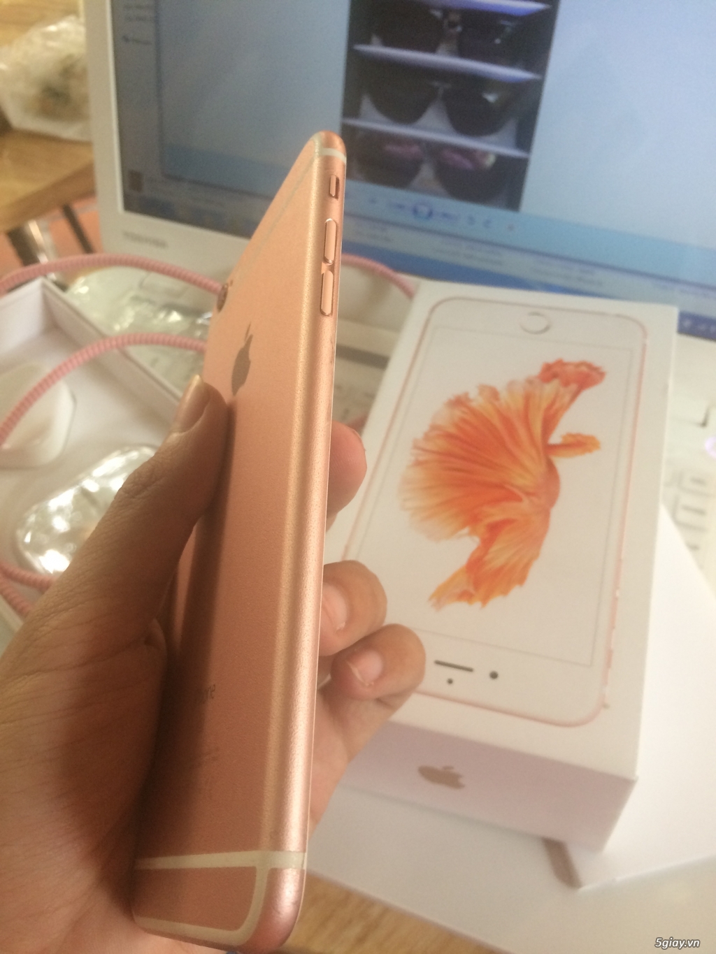 iphone 6s plus rose 128gb fullbox mã ZP - 1