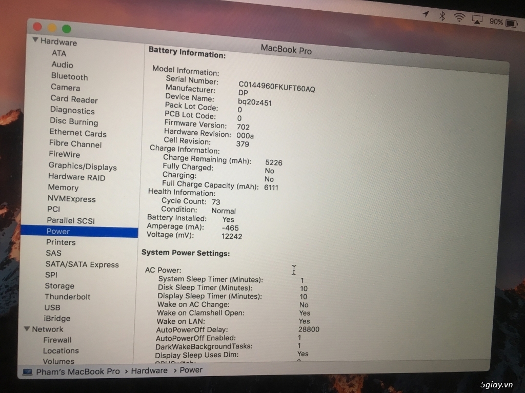 Bán MacBook Pro Retina 2014 Max Option từ Apple i7 16G 512 SSD Còn BH - 6