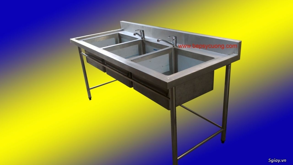 Bàn chậu rửa inox - 1
