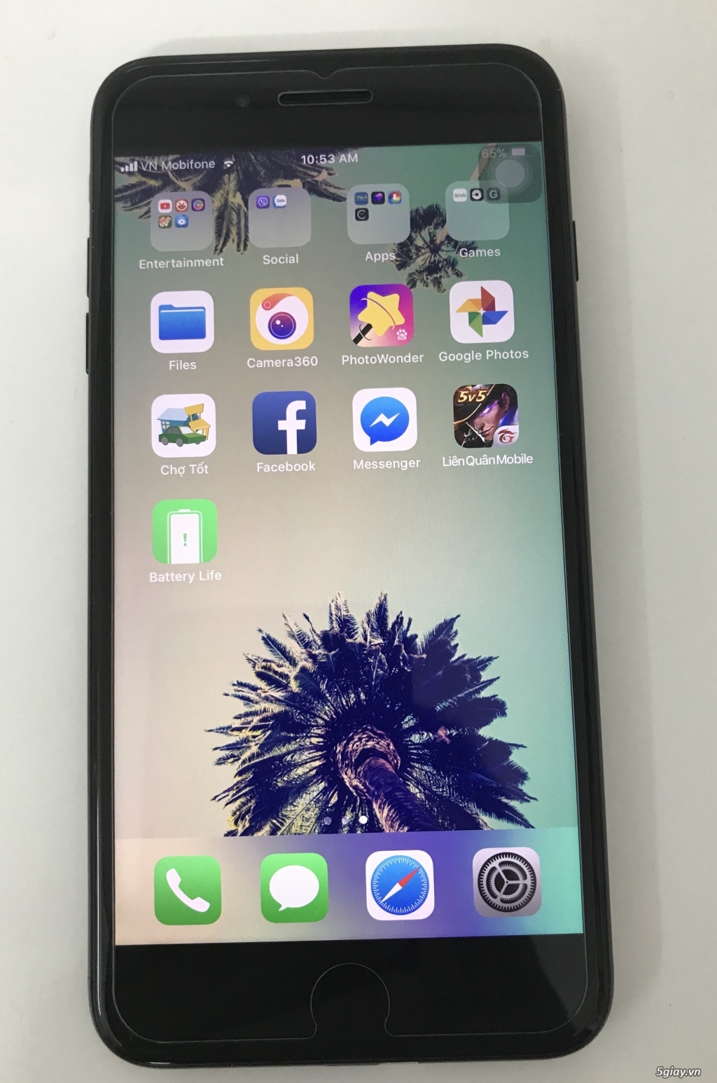 Bán Iphone 7 plus ,32GB ,quốc tế, đen nhám , fullbox , new 99% - 4