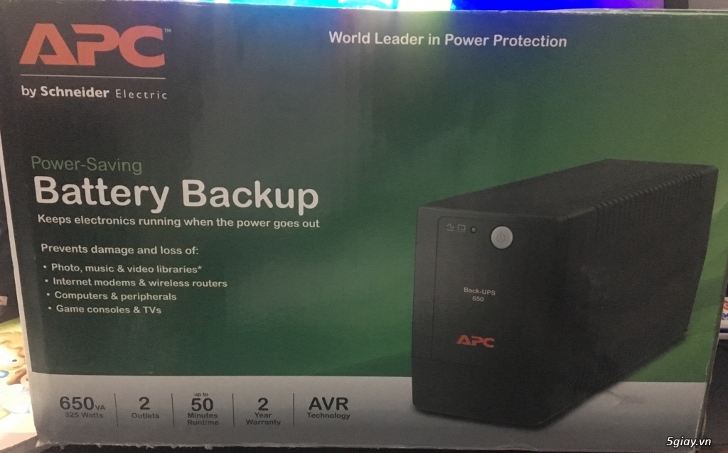 Bộ lưu điện UPS APC BX650LI-MS mới 100% - 1